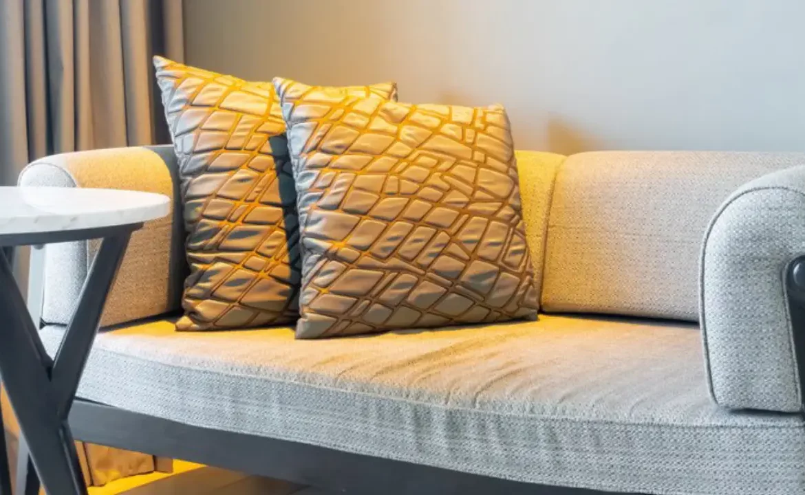 Woven Fabric Couch